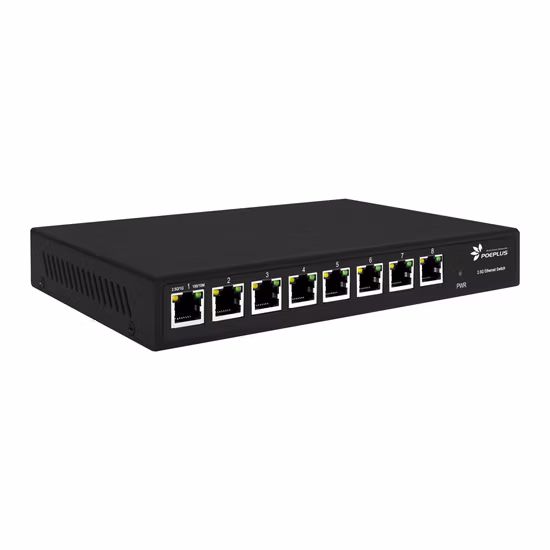 2.5gbe 8 portas Smart Lite Network Switch não Poe Web gerenciada
