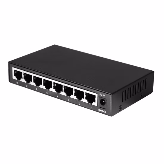 Switch Poe 24V não padrão de 6 portas
